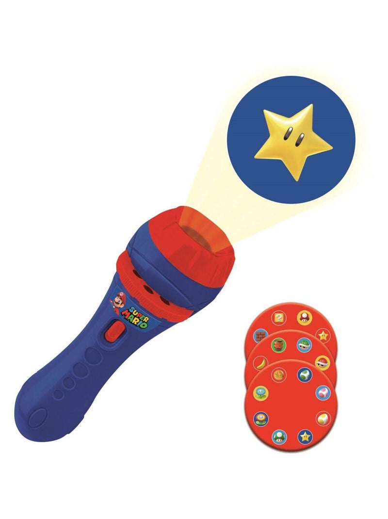 Projecteur à histoires et lampe torche Super Mario Bleu - Kiabi