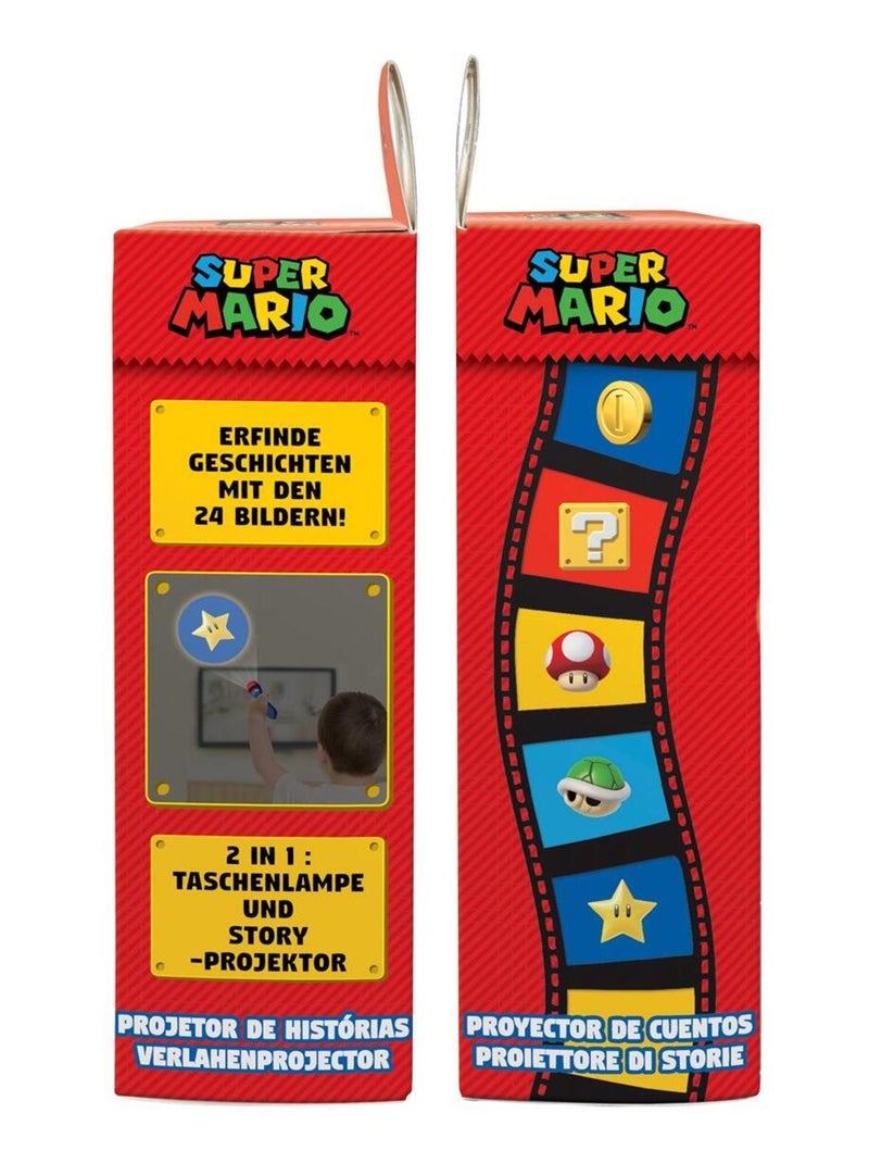 Projecteur à histoires et lampe torche Super Mario Bleu - Kiabi