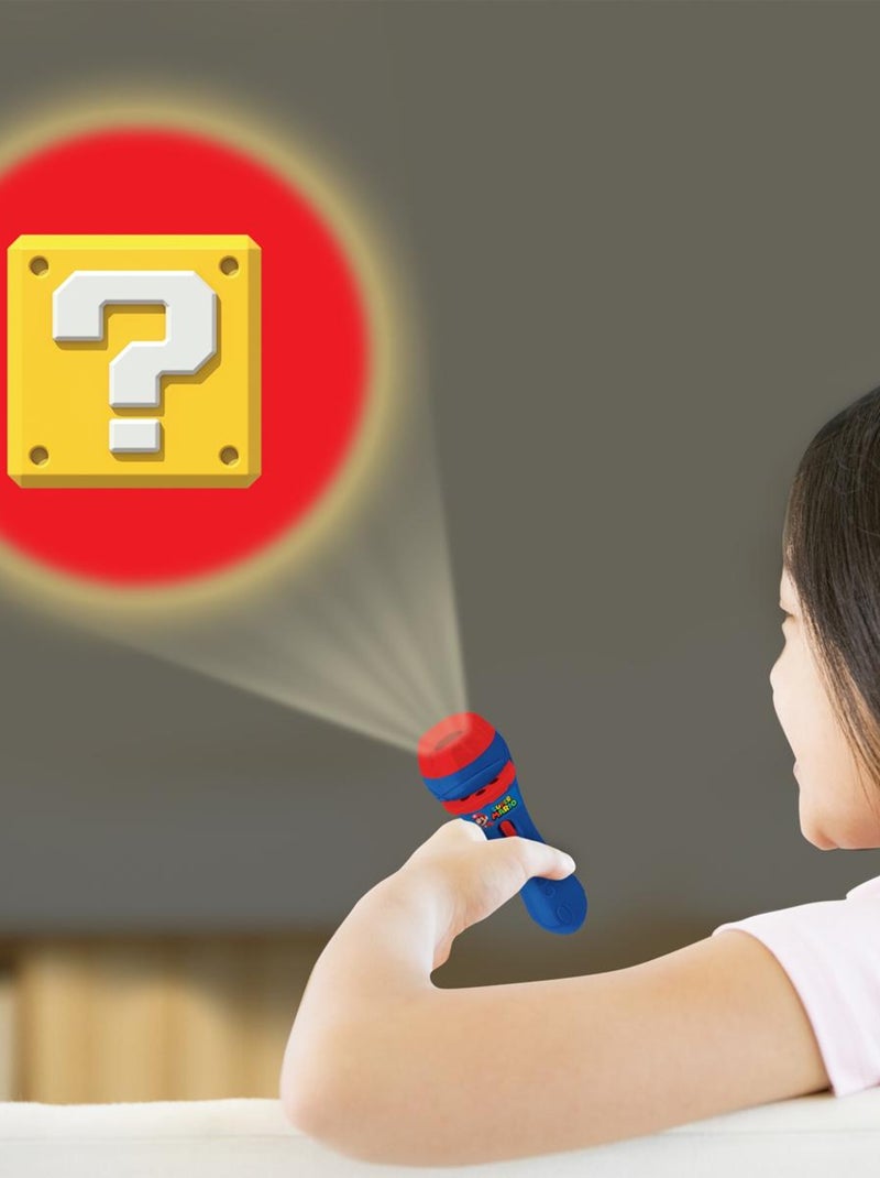 Projecteur à histoires et lampe torche Super Mario Bleu - Kiabi