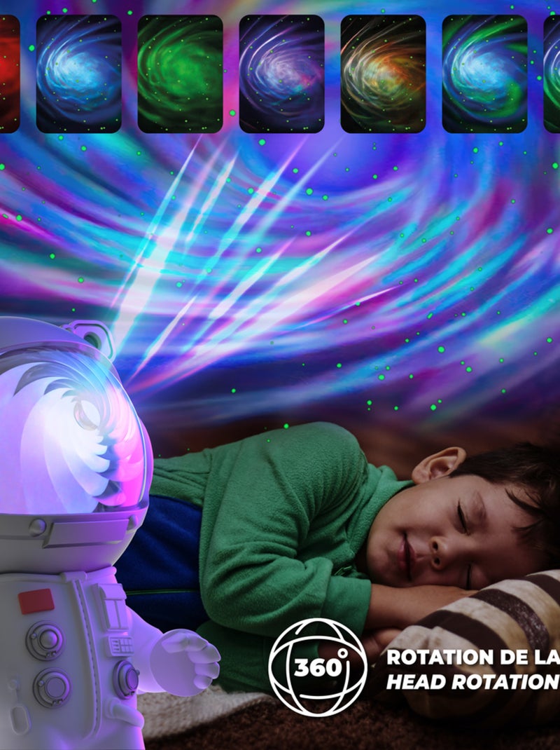 Projecteur Ciel Étoilé STELLAR LIGHT - Lampe Galaxie & Veilleuse Relaxante pour Plafond - MOB Blanc - Kiabi