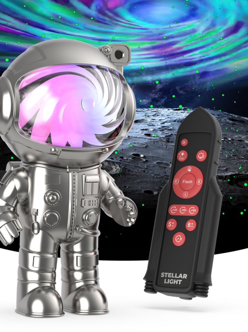 Projecteur Ciel Étoilé STELLAR LIGHT - Lampe Galaxie & Veilleuse Relaxante pour Plafond - MOB Gris - Kiabi