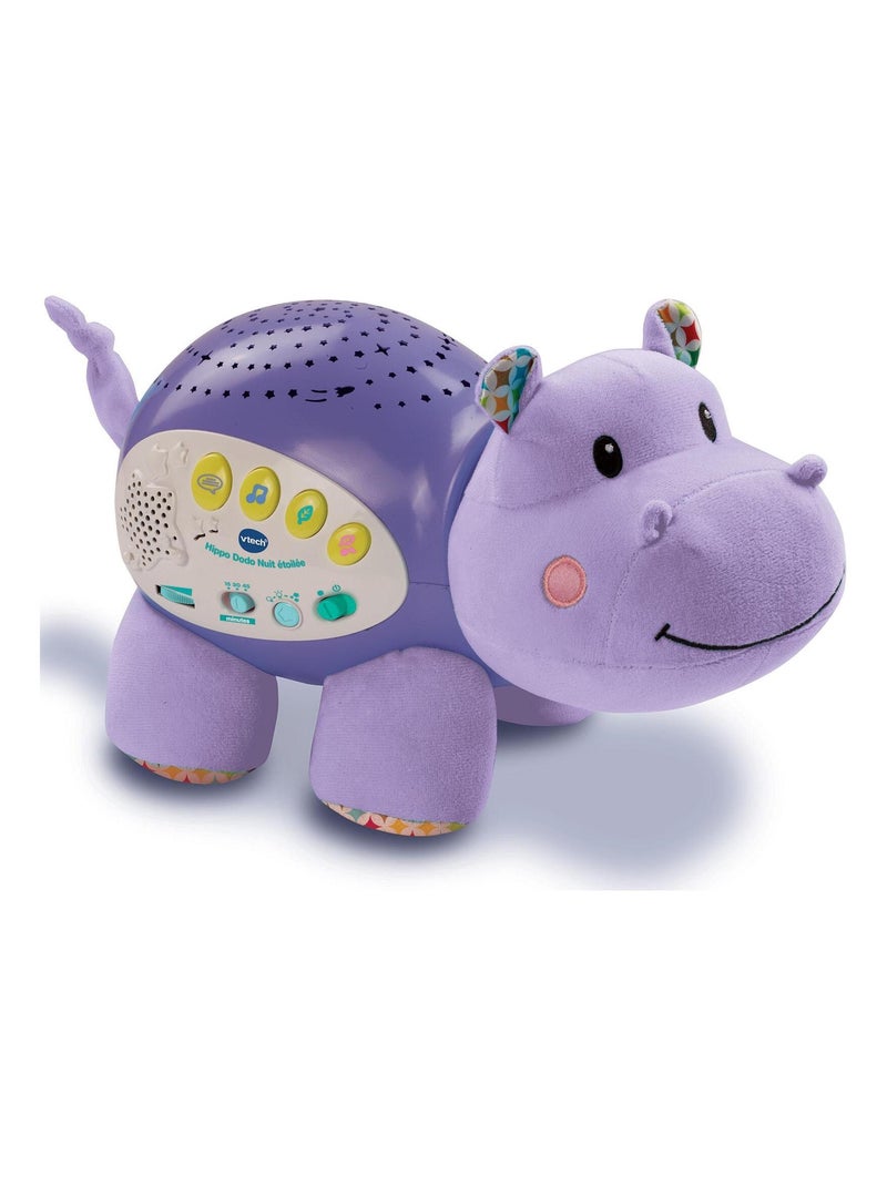 Projecteur d'ambiance Hippo Dodo Nuit Etoilée Violet - Kiabi