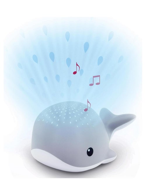 Projecteur d'ambiance Wally la baleine grise - Kiabi