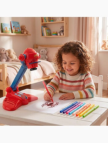 Projecteur de dessins spiderman +4 ans