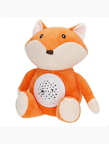 Projecteur d'étoiles en peluche avec son et lumière renard genial baby