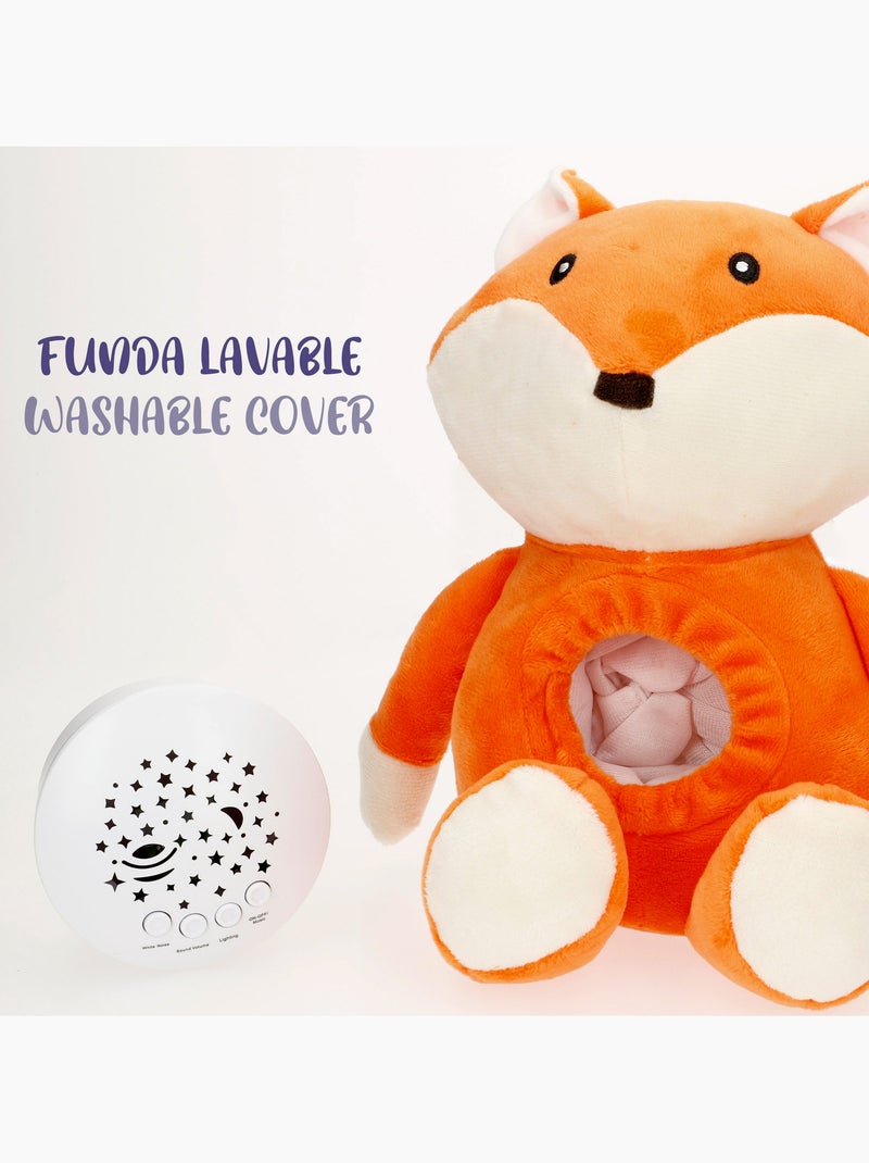 Projecteur d'étoiles en peluche avec son et lumière renard genial baby Orange - Kiabi