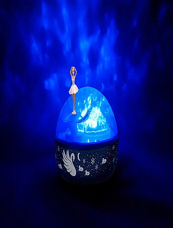 Projecteur d'étoiles musical Ballerine bleu