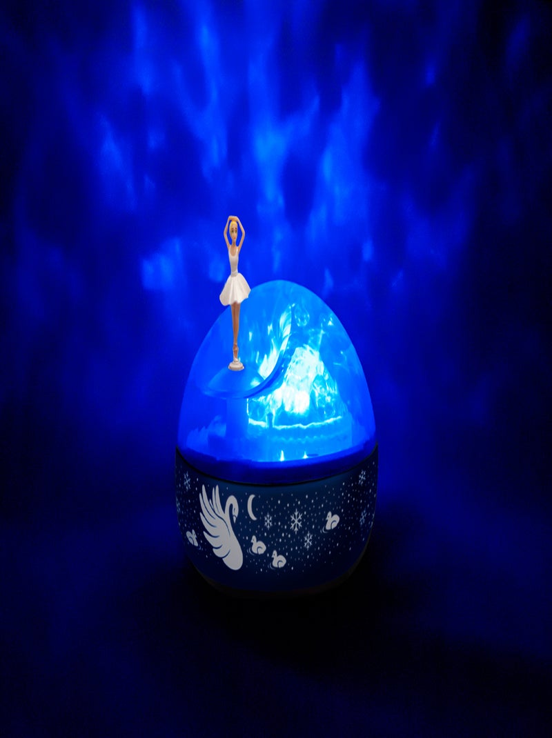 Projecteur d'étoiles musical Ballerine bleu Bleu - Kiabi