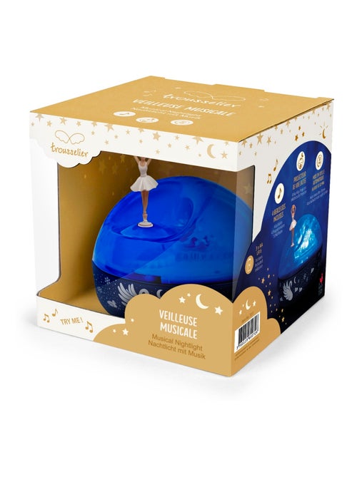 Projecteur d'étoiles musical Ballerine bleu - Kiabi