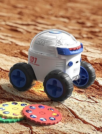 Projecteur d'images Éducatif pour Enfant - Veilleuse Spatiale avec 24 Diapositives - MOB