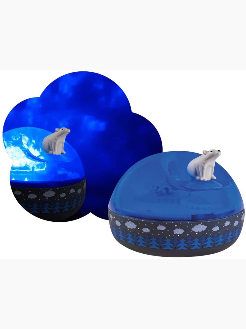Projecteur musical d'aurores boréales Ours Bleu - Kiabi