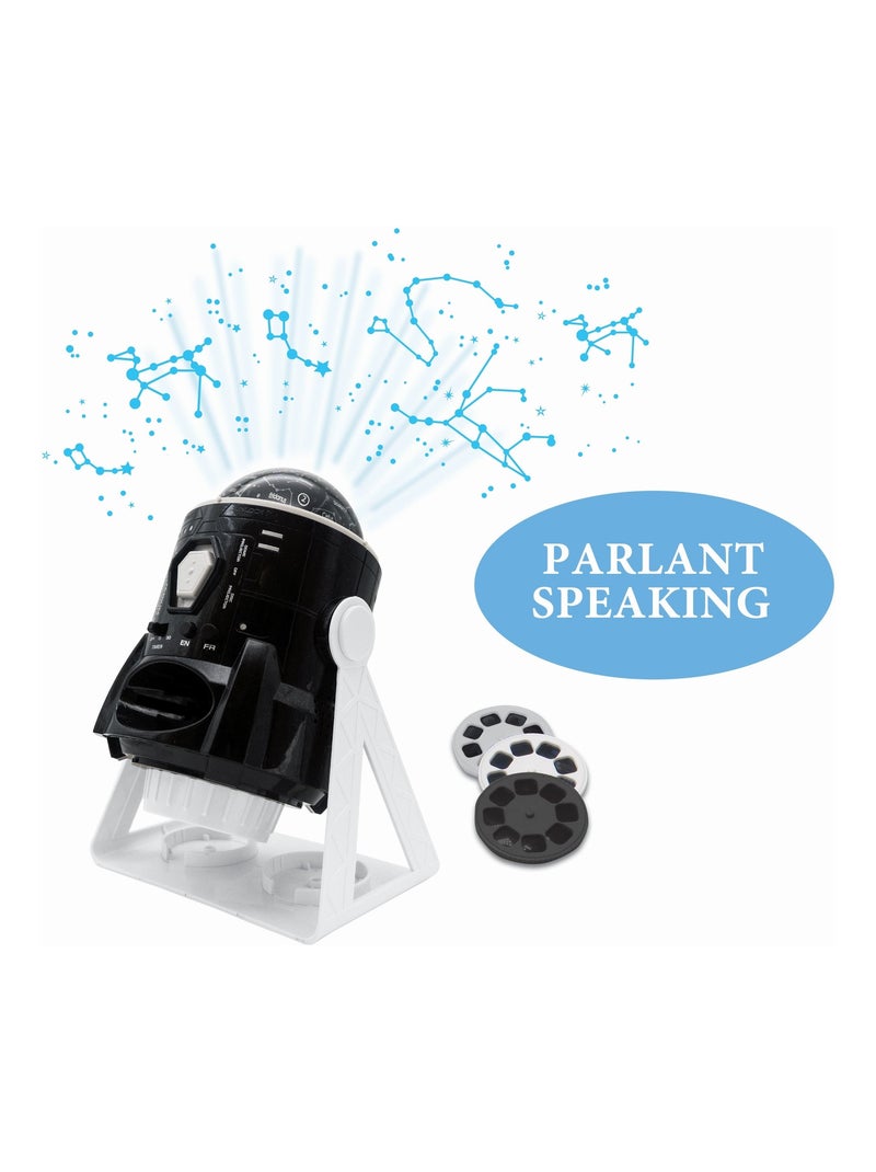Projecteur Planetarium 360° Parlant Avec 24 Projections, Carte Des Constellations Noir - Kiabi