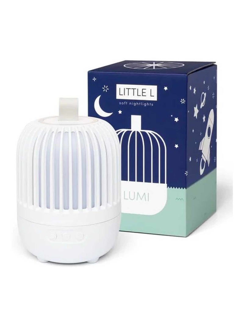 Projecteur, veilleuse musicale et lumineuse, Lumi Little L Blanc - Kiabi