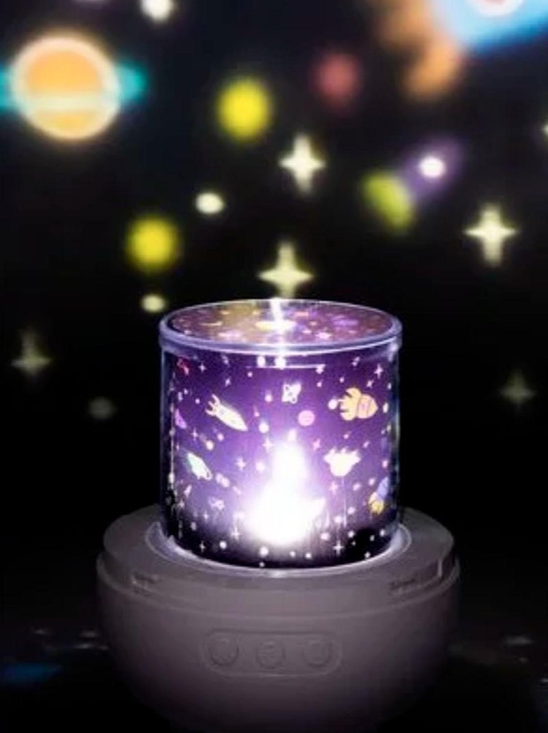 Projecteur, veilleuse musicale et lumineuse, Lumi Little L Blanc - Kiabi