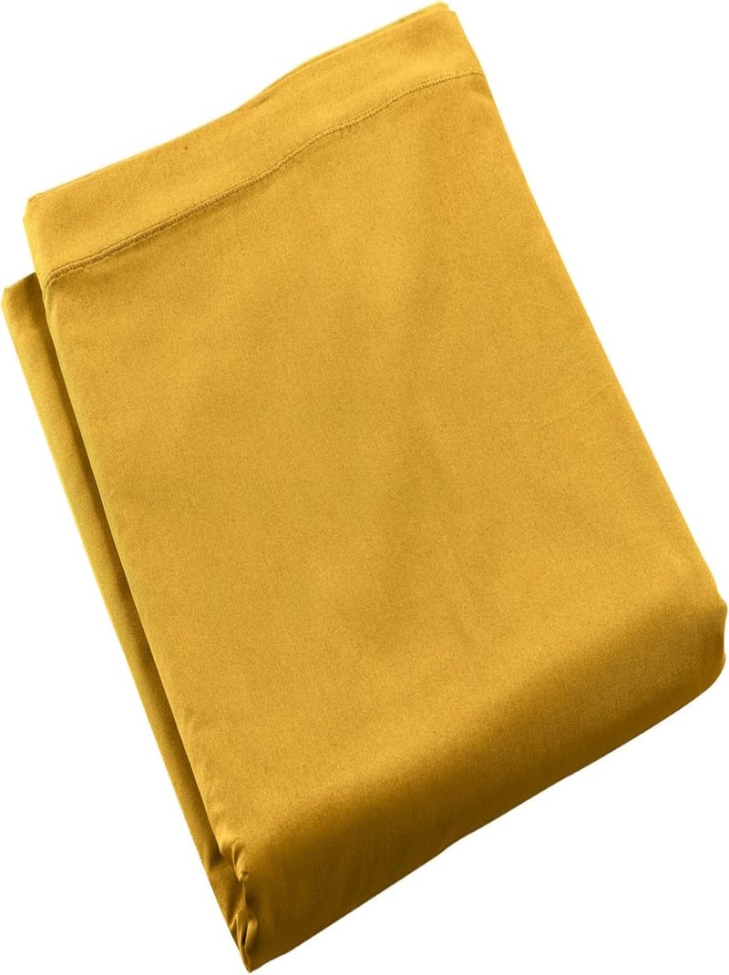 Promo Linge Drap Plat Percale 100% Coton Certifié OekoTEX Jaune - Kiabi