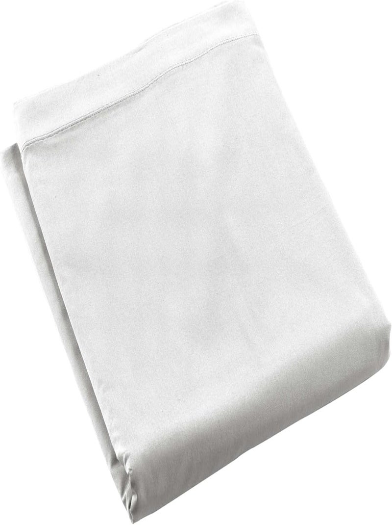 Promo Linge Drap Plat Percale 100% Coton Certifié OekoTEX r Blanc - Kiabi