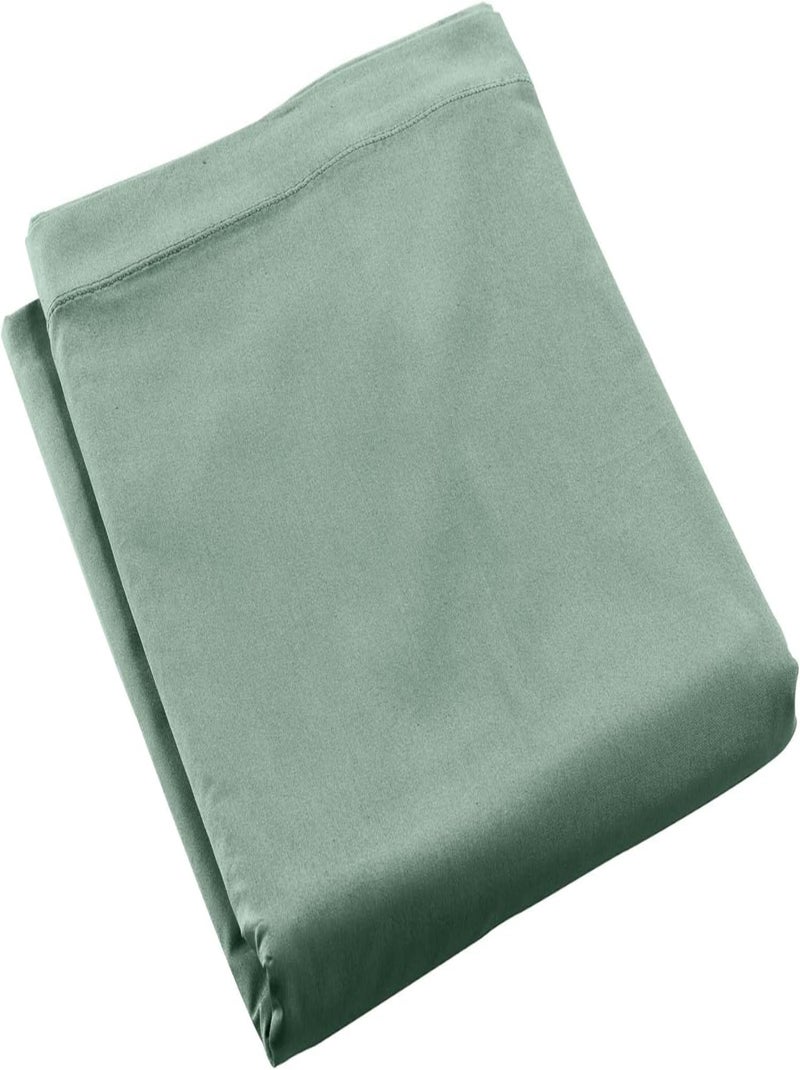 Promo Linge Drap Plat Percale 100% Coton Certifié OekoTEX r Vert - Kiabi