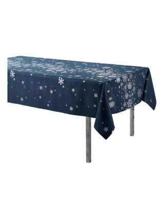 Promo Linge Nappe De Noël Rectangle Anti-Tâches - Constellation