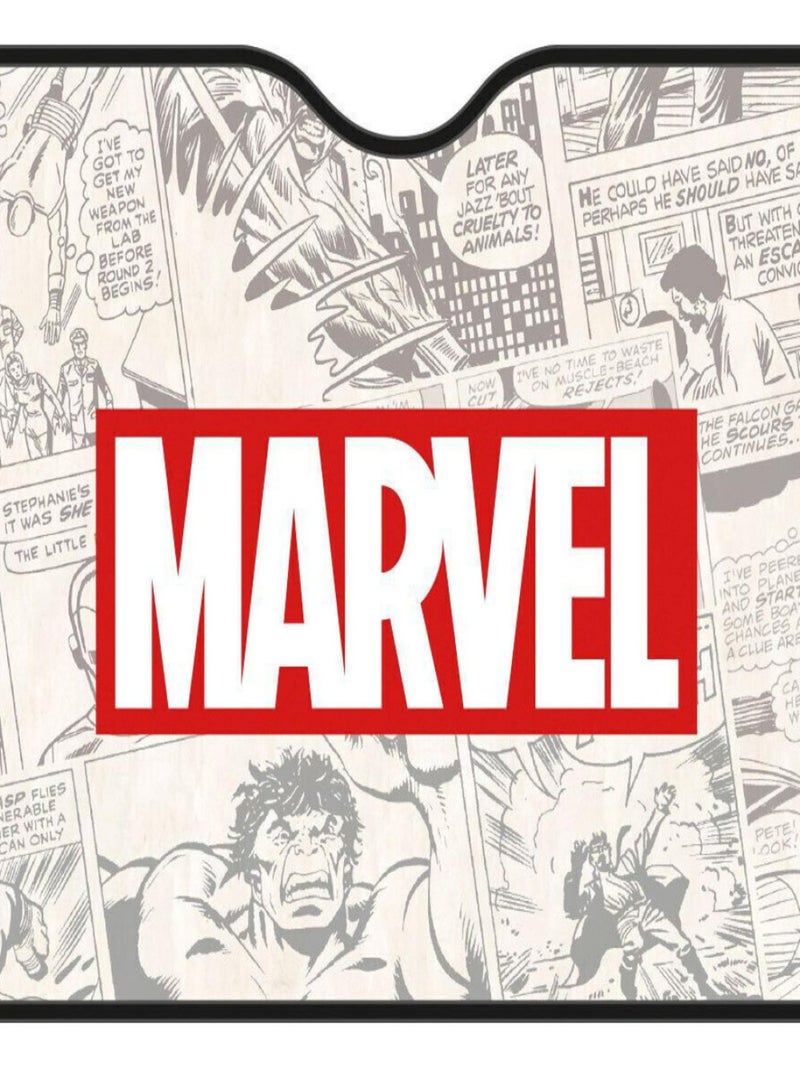 Protecteurs Solaires Avant De La Voiture - Logo Marvel - 130x70 cm Rouge - Kiabi