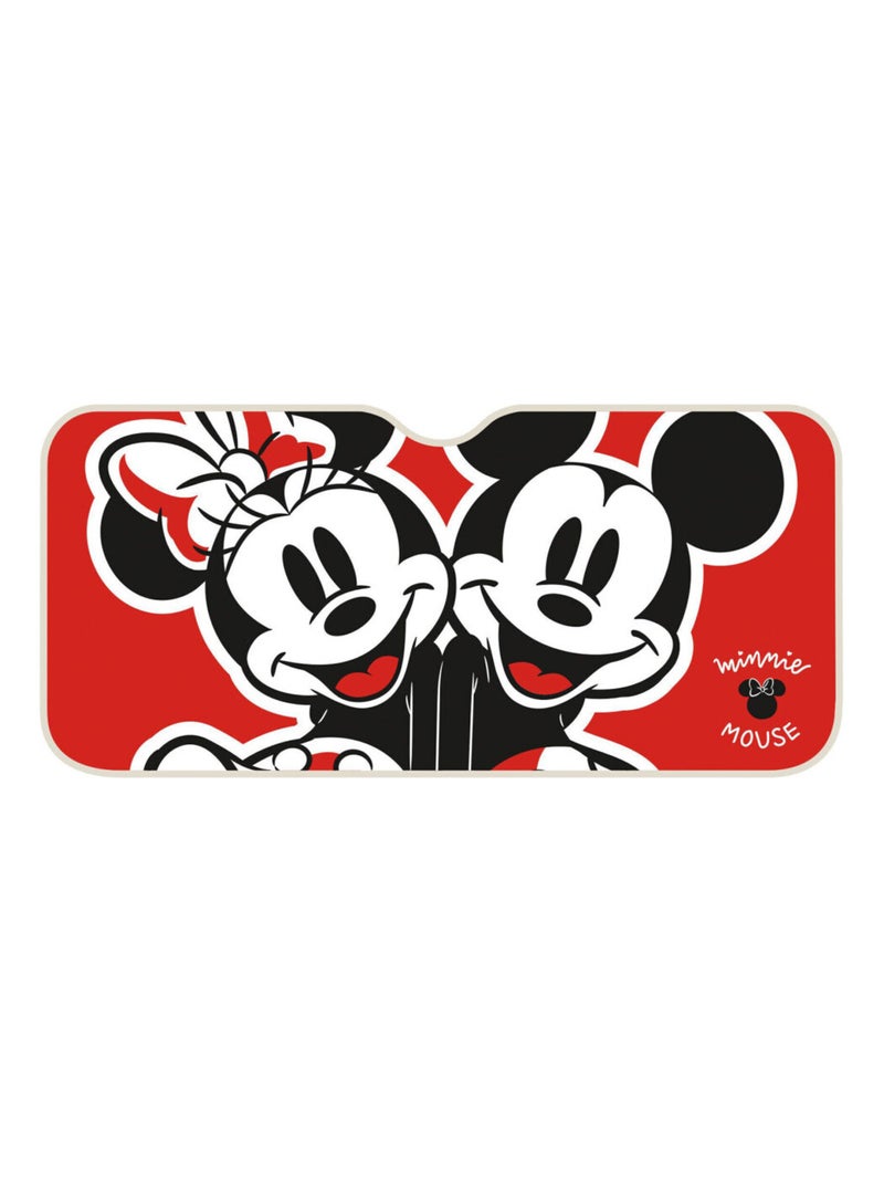 Protecteurs Solaires Avant La Voiture - Mickey & Minnie Amoureux - 130x70 cm Multicolore - Kiabi