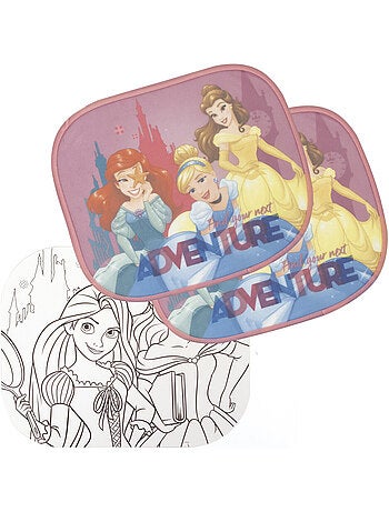 Protecteurs Solaires Pour Fenêtres - 2 unités et Poster à colorier DISNEY-Princess