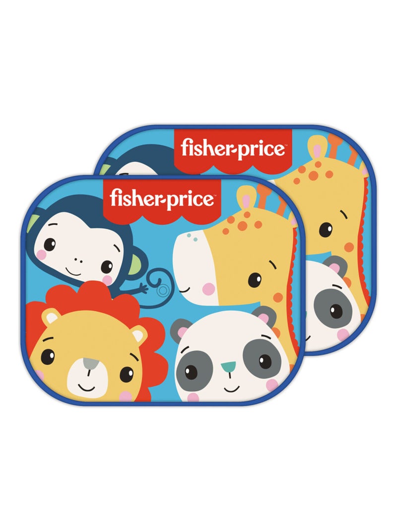Protecteurs Solaires Pour Fenêtres - Fisher-Price animaux - 45x36 cm Multicolore - Kiabi