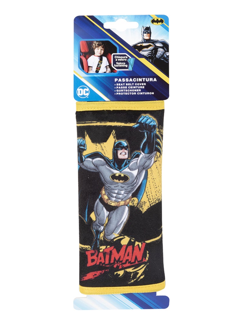 Protection ceinture de sécurité de sécurité souple pour les voyages en voiture Dc Comics Batman Noir - Kiabi