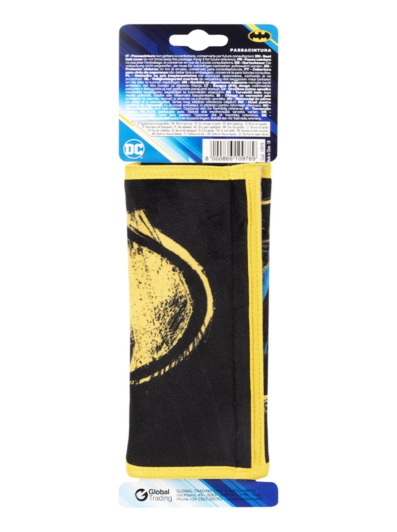 Protection ceinture de sécurité de sécurité souple pour les voyages en voiture Dc Comics Batman Noir - Kiabi