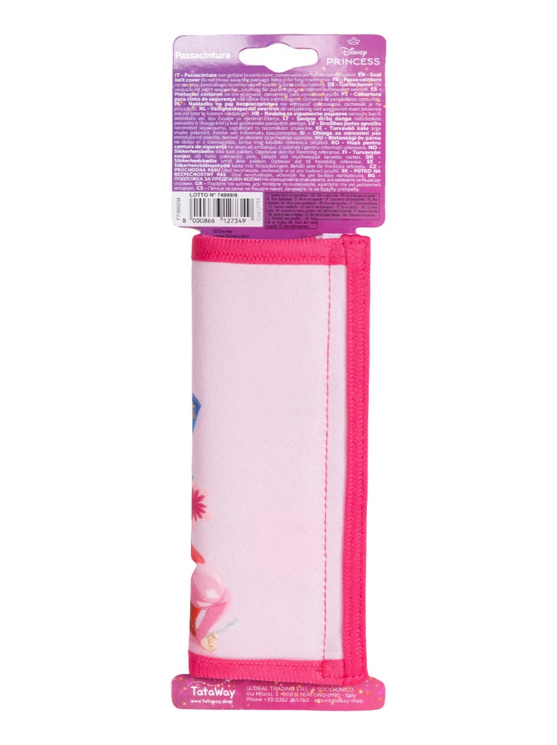 Protection ceinture de sécurité Disney Princesse Fleur Rose - Kiabi