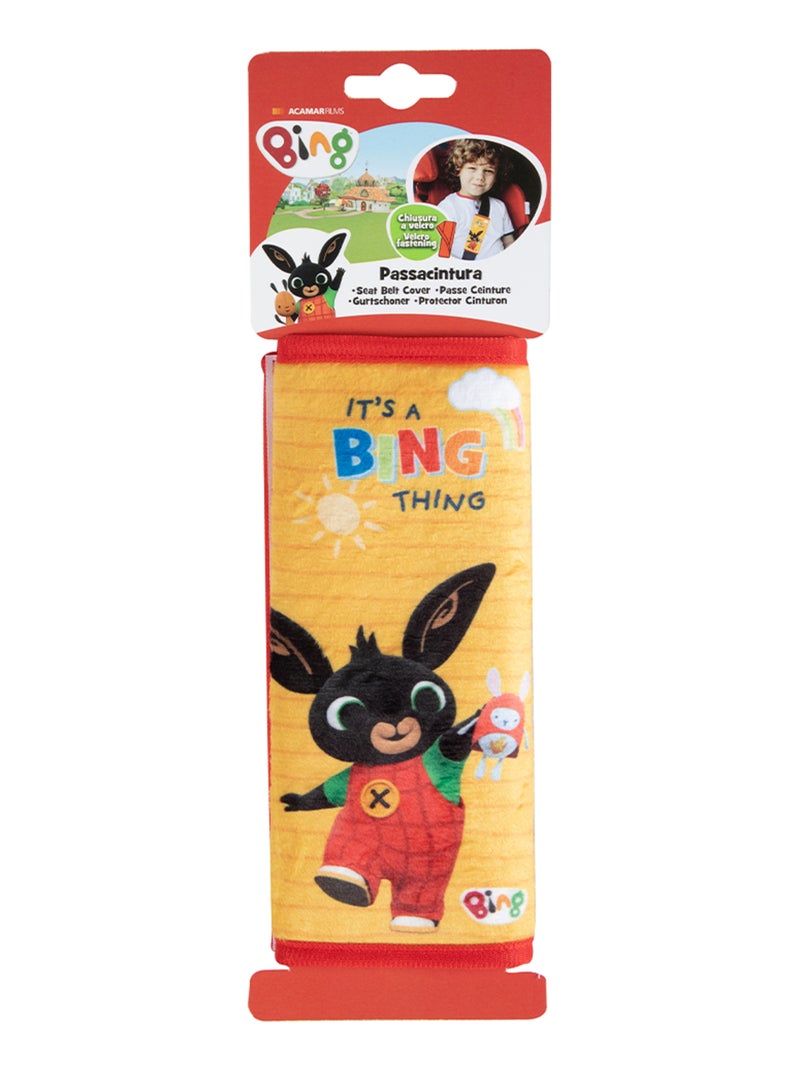 Protection ceinture de sécurité Lapin Bing Rouge - Kiabi