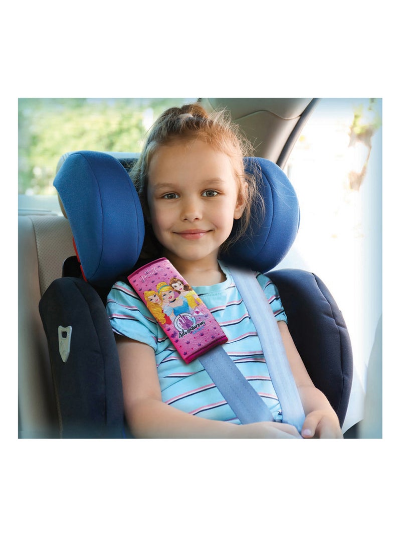 Protection ceinture de sécurité  simple Princesses Disney - Protège-ceinture souple Rose - Kiabi