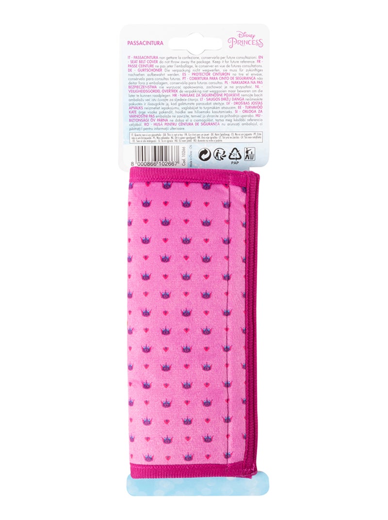 Protection ceinture de sécurité  simple Princesses Disney - Protège-ceinture souple Rose - Kiabi