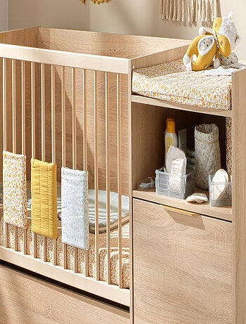 Protection de barreaux de lit en coton -