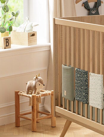 Protection de barreaux de lit en coton -