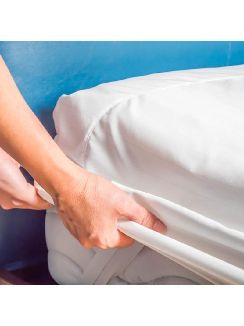 Protection de matelas - Coton Pur - 100% Coton Blanc - Kiabi
