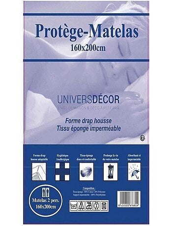 Protection de matelas - Coton Pur - 80% Coton / 20% Polyester