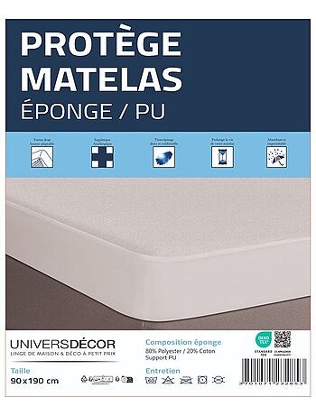 Protection de matelas - Coton Pur - 80% Polyester/20% Coton