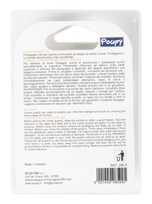 Protections d'angle pour enfant - 4 pièces - Poupy - Kiabi Protections d'angle pour enfant - 4 pièces - Poupy - Kiabi