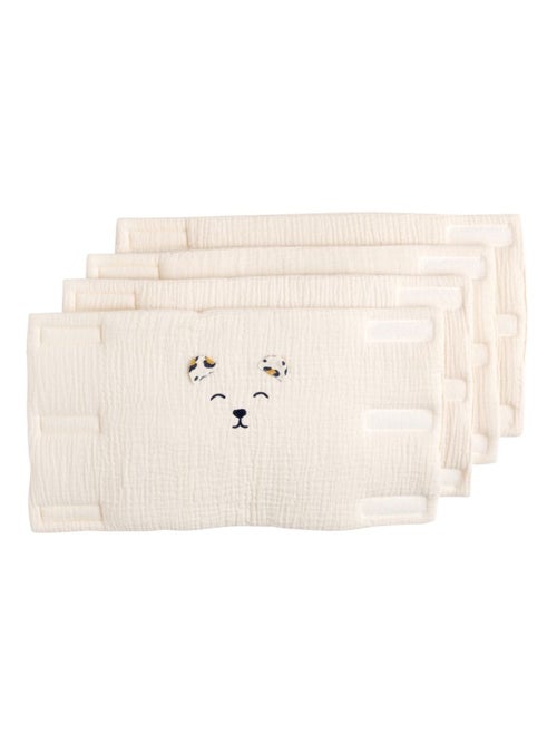 Protections de barreaux de lit bébé en gaze de coton - SAUTHON - Kiabi