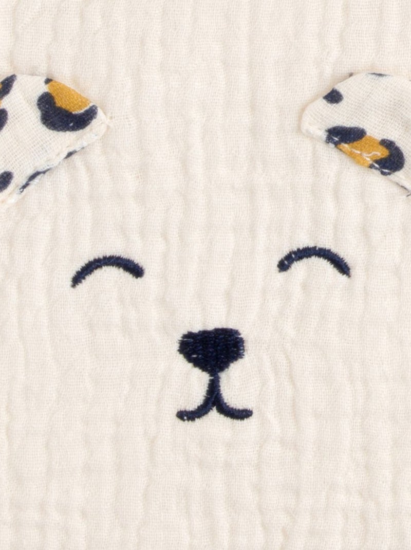 Protections de barreaux de lit bébé en gaze de coton - SAUTHON Ecru - Kiabi