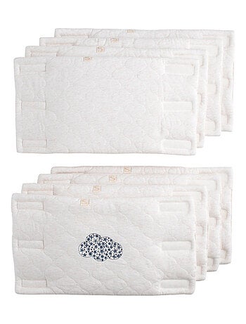 Protections de barreaux de lit en coton matelassé -