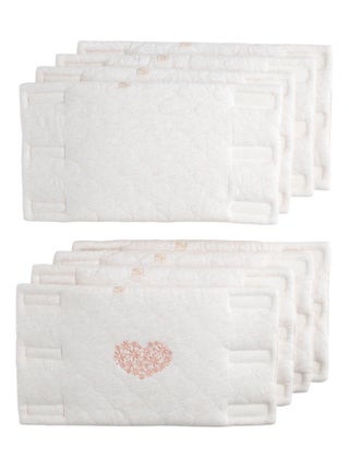 Protections de barreaux de lit en coton matelassé -