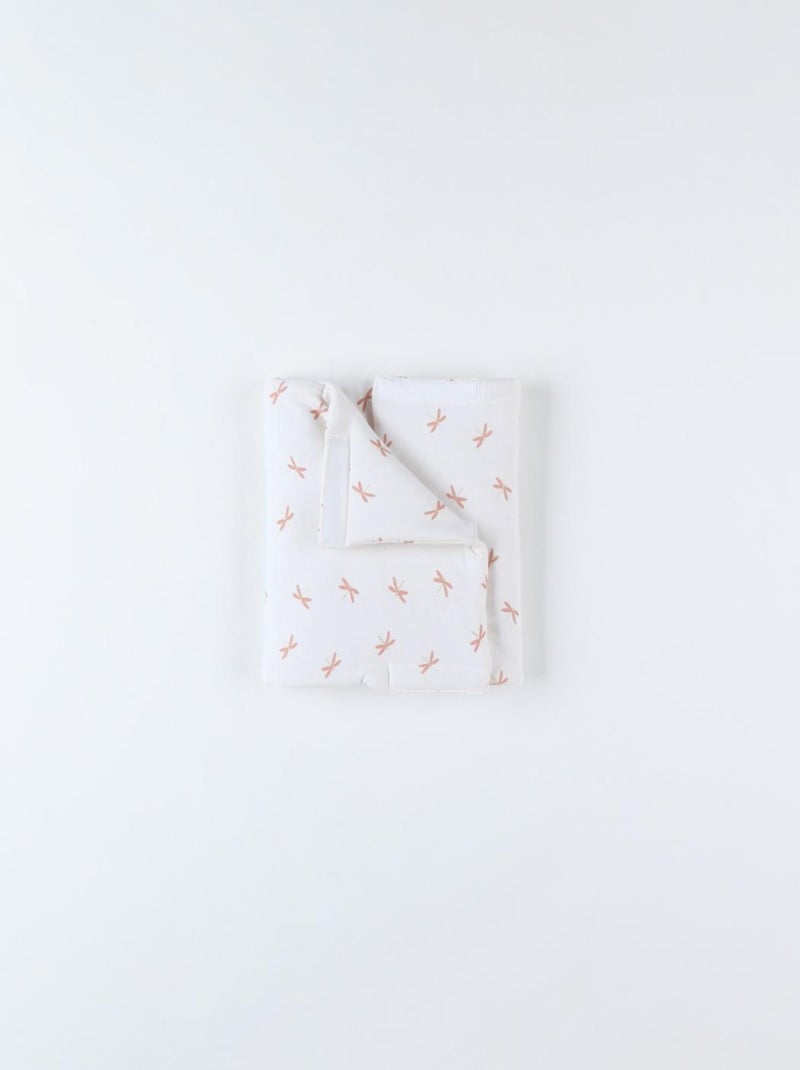 Protège barreaux pour lits et parcs bébé, écru/rose poudré Noukie's Blanc - Kiabi