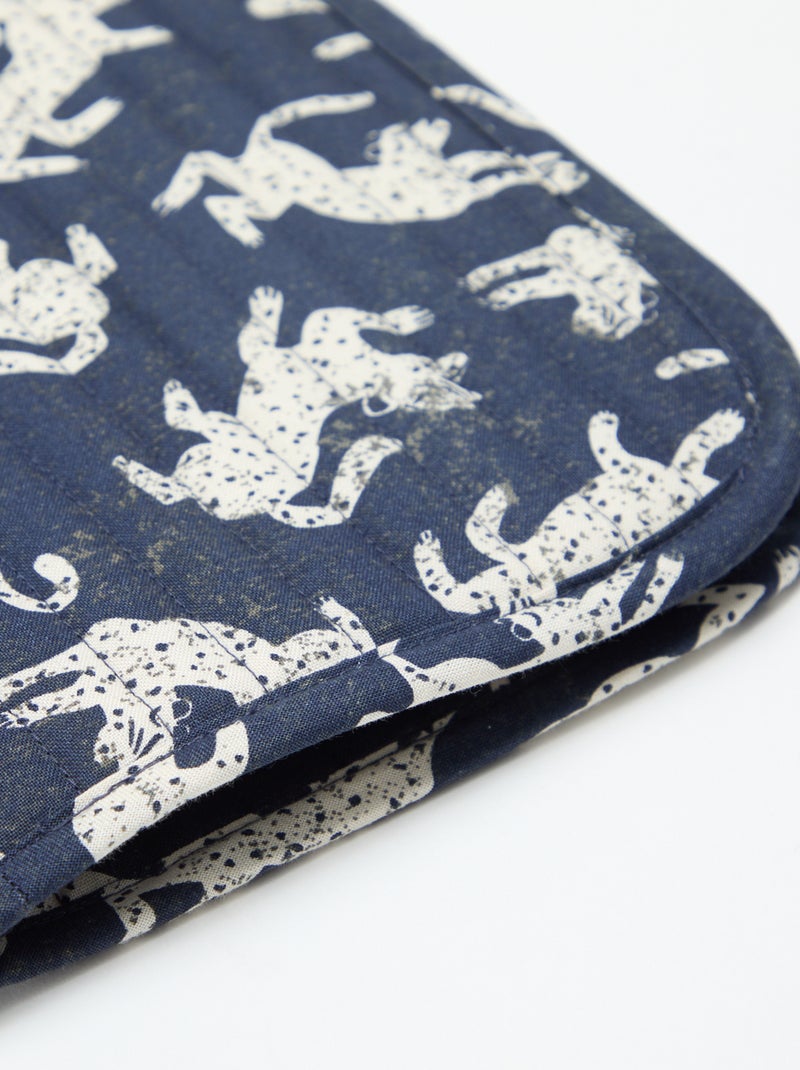 Protège cahier - Kiabi Home Bleu - Kiabi