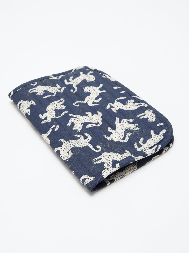 Protège cahier - Kiabi Home Bleu - Kiabi