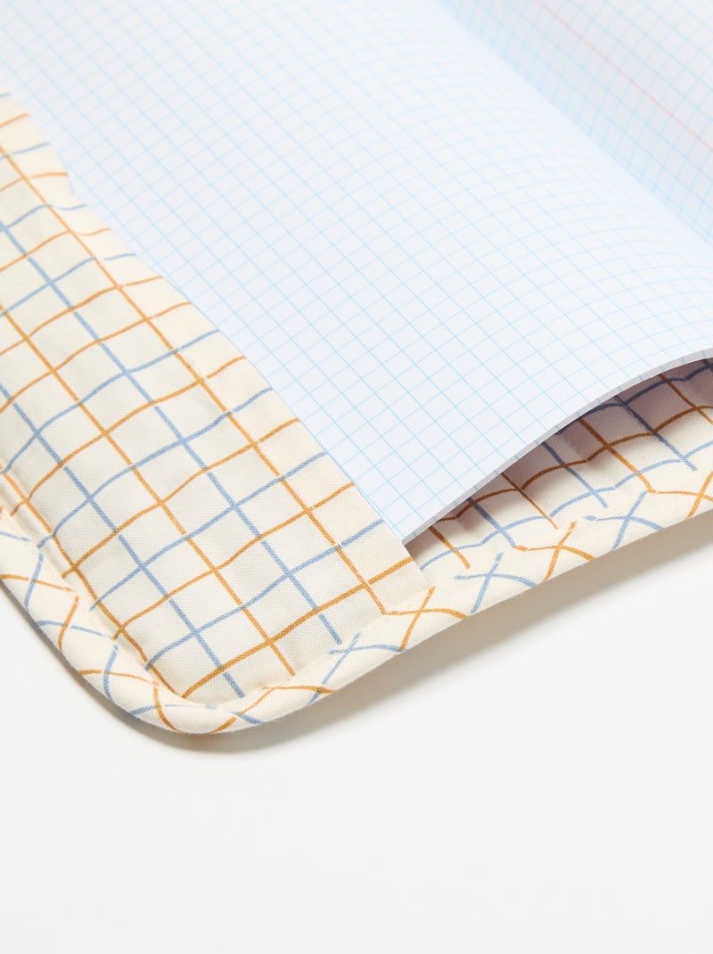Protège cahier Beige - Kiabi