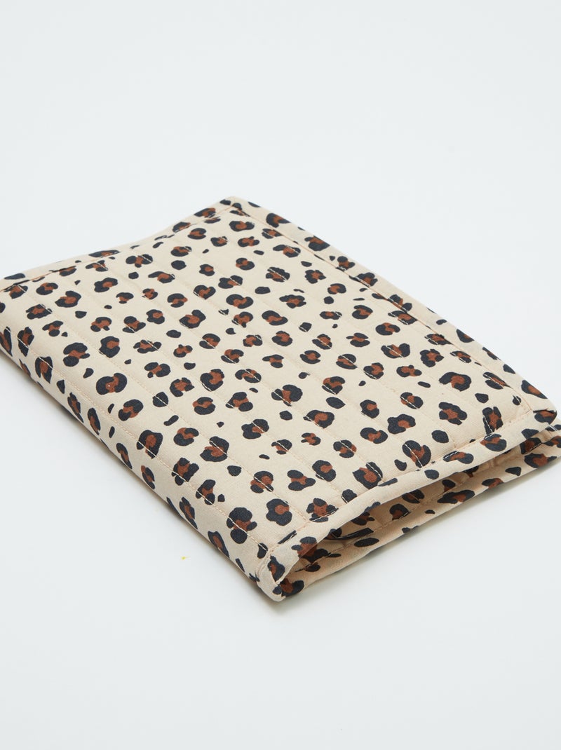 Protège cahier matelassé - Kiabi Home Beige - Kiabi