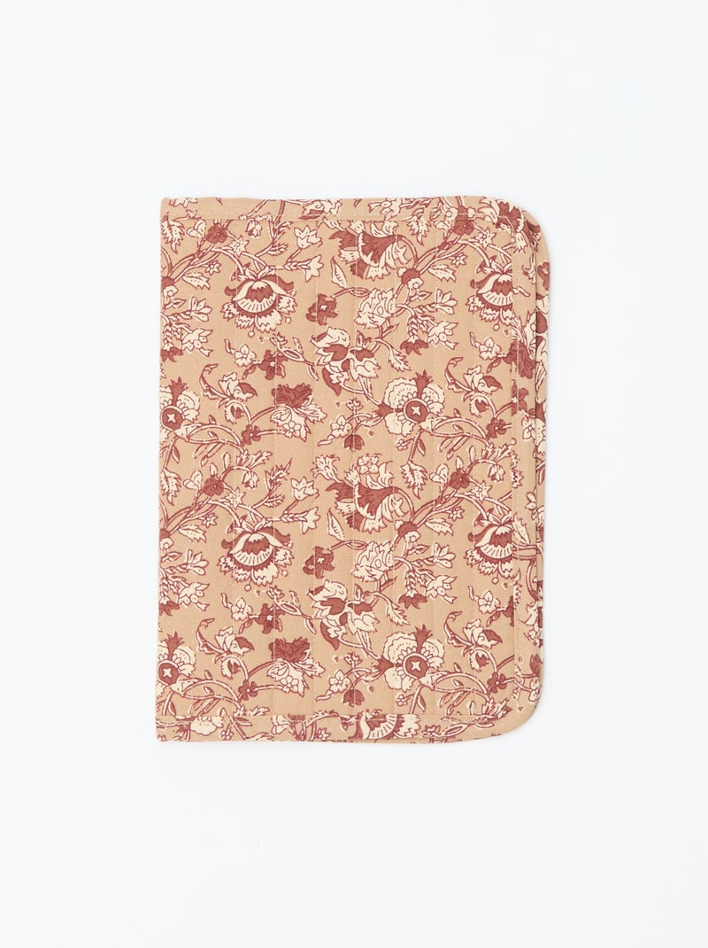 Protège cahier matelassé - Kiabi Home Beige - Kiabi