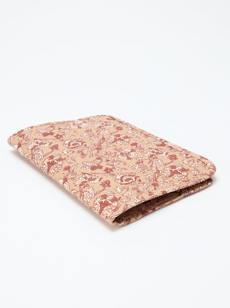 Protège cahier matelassé - Kiabi Home Beige - Kiabi