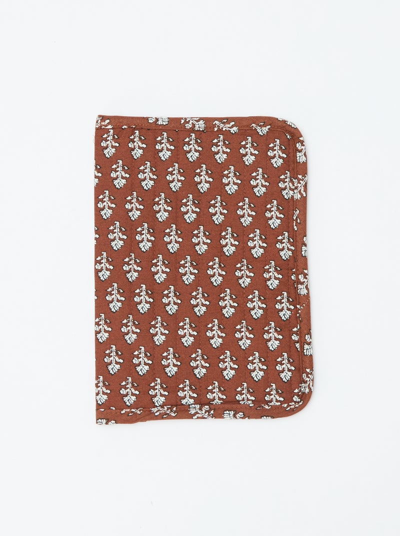 Protège cahier matelassé - Kiabi Home Marron - Kiabi